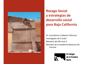 Presentación Rezago Social y Estrategias de Desarrollo Social para