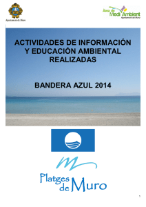 actividades de información y educación ambiental
