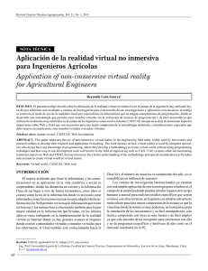 Aplicación de la realidad virtual no inmersiva para Ingenieros