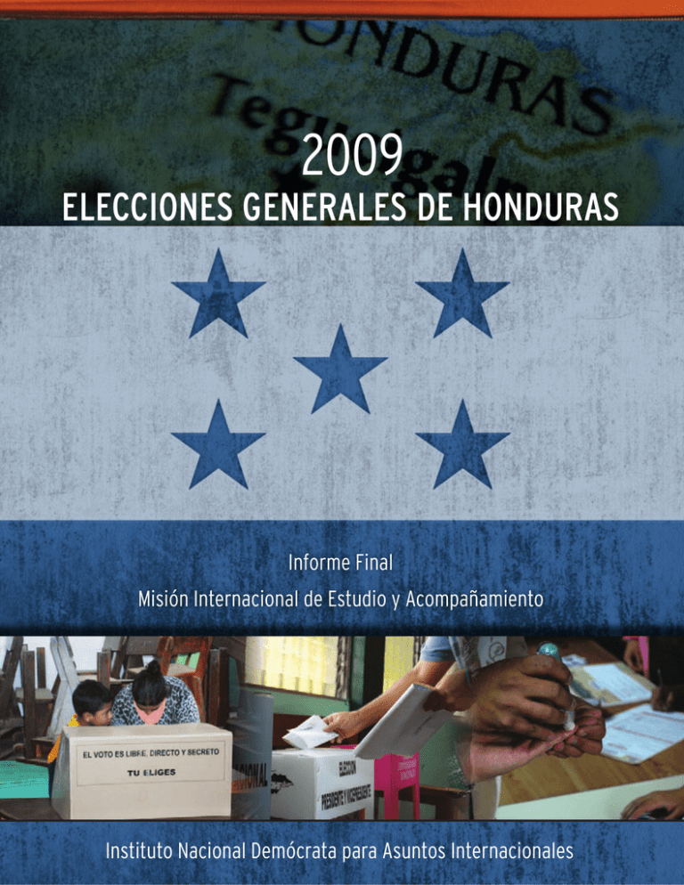 ELECCIONES GENERALES DE HONDURAS