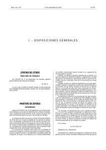 disposiciones generales - Fuerzas Armadas Españolas