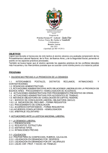 OBJETIVOS Lograr que durante el transcurso de ciclo lectivo el