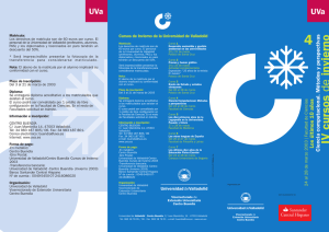 Cursos de Invierno de la Universidad de Valladolid
