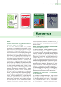 Hemeroteca - Fitoterapia