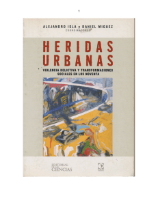 Libro Heridas Urbanas- Isla Míguez 2003