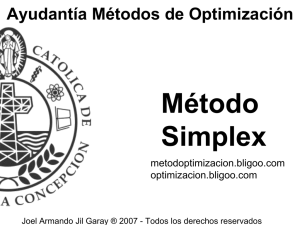 Metodo Simplex