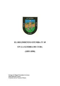 Regimiento Otumba en la Guerra de Cuba (1895-1898)