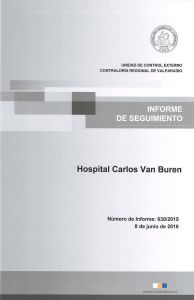 Hospital Carlos Van Buren - Contraloría General de la República