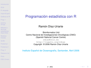 Programación estadística con R