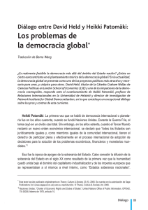 Los problemas de la democracia global