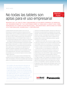 Las tablets para uso empresarial
