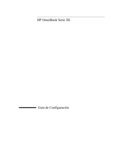 HP OmniBook Serie XE Guía de Configuración