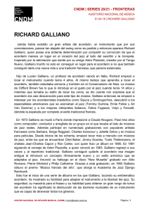 richard galliano - Centro Nacional de Difusión Musical
