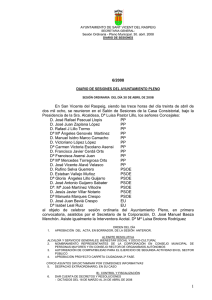 3/2006 AYUNTAMIENTO PLENO SESIN ORDINARIA DEL DA 29