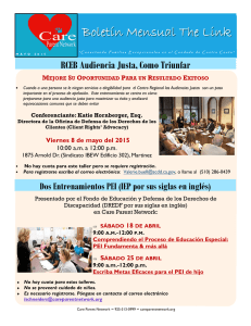 May 2015 Bulletin Spanish - Contra Costa ARC Homepage