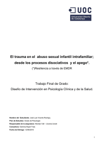 El trauma en el abuso sexual infantil intrafamiliar: Desde los