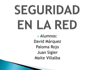 Alumnos: David Márquez Paloma Rojo Juan Sigler Maite Villalba