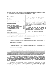 Acuerdos 19 septiembre 2012 - Ayuntamiento de La Almunia de