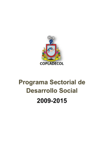 Programa Sectorial de Desarrollo Social 2009-2015