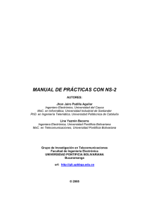 manual de prácticas con ns-2 - de Jhon Jairo Padilla Aguilar