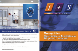 Monográfico: Planteamiento de estrategias TIC para la Sanidad