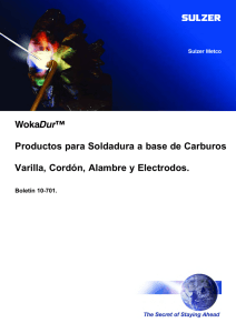 WokaDur™ Productos para Soldadura a base de Carburos Varilla