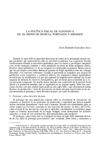 La política fiscal de Alfonso X en el reino de Murcia