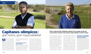 capitanes olímpicos - Real Federación Española de Golf