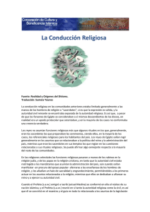 La Conducción Religiosa