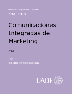 Comunicaciones Integradas de Marketing