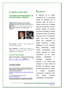 EL MODELO KAWA (RO) - Revista de Terapia Ocupacional Galicia