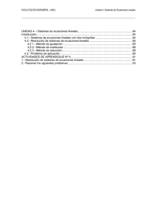 UNIDAD 4 - Facultad de Ingeniería