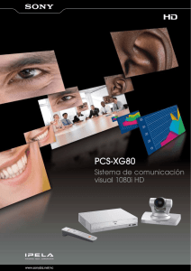 PCS-XG80 - (crin) comunicaciones y redes integrales sa de cv