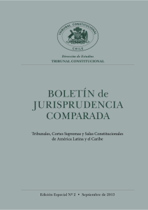 Boletín de Jurisprudencia Comparada BOLETÍN de