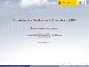 Discretización Vertical en la Dinámica del IFS