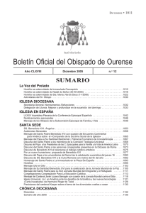Diciembre - Obispado de Ourense