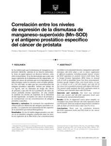 Correlacion entre lo.. - revista mexicana de urología