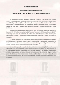 “ZAMORA Y EL EJÉRCITO, Historia Gráfica”