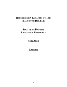recursos en español de los bautistas del sur southern baptist
