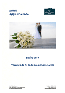 dossier de bodas Abba Fonseca