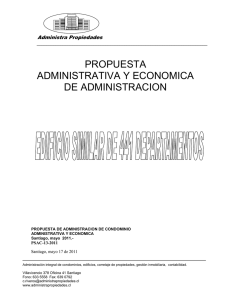 propuesta administrativa y economica de administracion