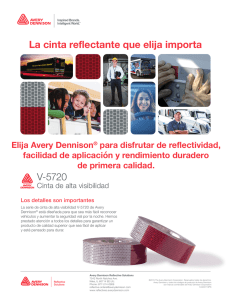 V-5720 Sell Sheet_Spanish - Avery Dennison | Reflectives