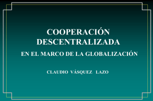 Final Claudio Vasquez ppt cooperación descentralizada