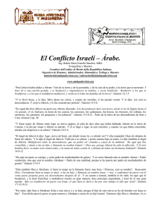 El Conflicto Israelí - Árab - Ministerio Atalaya de Jesucristo