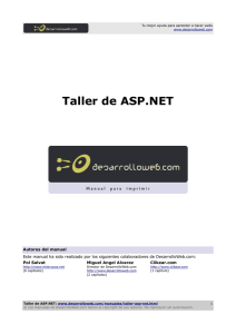 Taller de ASP.NET