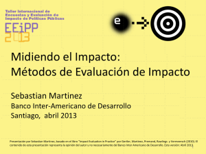 Midiendo el Impacto: Métodos de Evaluación de Impacto