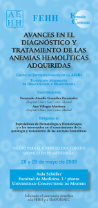 Curso Hemoglob_09.indd - Asociación Madrileña de Hematología y