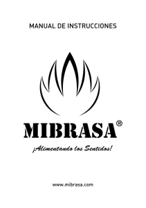 MIBRASA - Manual de Instrucciones