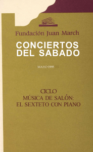 Program - Fundación Juan March