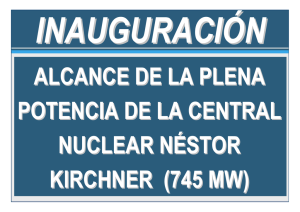 En un radio de 200 kilómetros a la Central Nuclear Néstor Kirchner